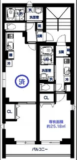 オルロージュ301【3階】の間取り