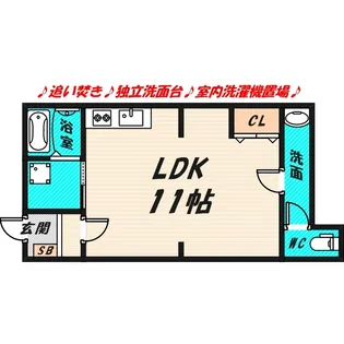 今福鶴見グリーンハイツ【1階】の間取り