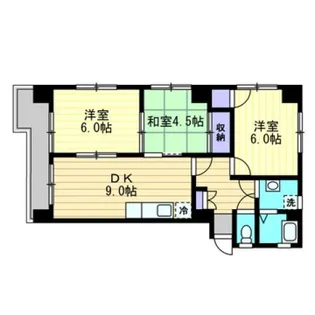 住吉144【7階】の間取り