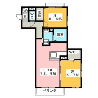 ルミナス【3階】の間取り
