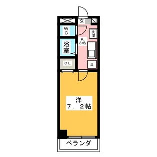 リヴェール荒子【2階】の間取り