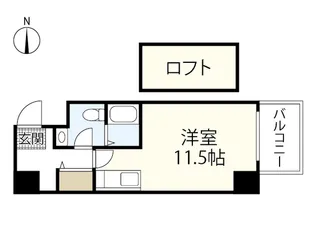 ファンタジービル【2階】の間取り