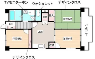 酒井マンションB【4階】の間取り