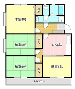 グレースウッズ【4階】の間取り