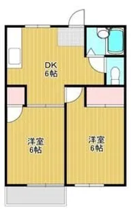 レピュート山崎【2階】の間取り