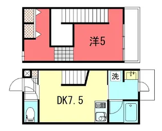 Palazzo di Ratti【1階】の間取り