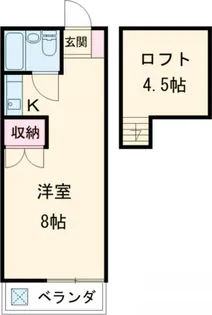 コンフィデンス町田【1階】の間取り