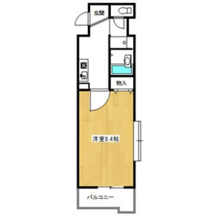 モナティス那古野【3階】の間取り