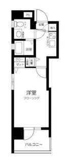 スカイコート門前仲町【4階】の間取り