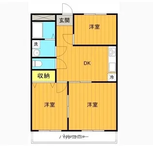 安積サンシャイン【7階】の間取り