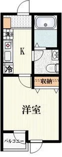 パルゼパークサイド吉祥寺【2階】の間取り