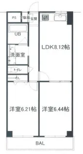 ドエル武蔵小金井【3階】の間取り