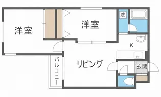マイクレスト栄通【4階】の間取り