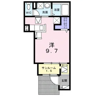 Maison Dylus III【1階】の間取り