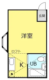スカイハイツI【2階】の間取り