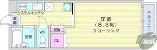 トゥインクルコート大手町【1階】の間取り