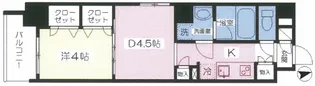Duo Stage白金高輪【1階】の間取り