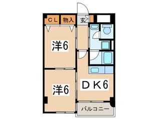 清和ベルメゾン【2階】の間取り