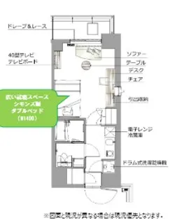 レックスガーデン神楽坂北町【6階】の間取り