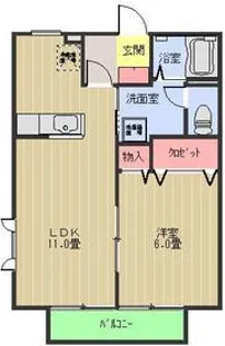 フォレストスクエア【2階】の間取り