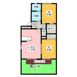スノーレジデンス【1階】の間取り
