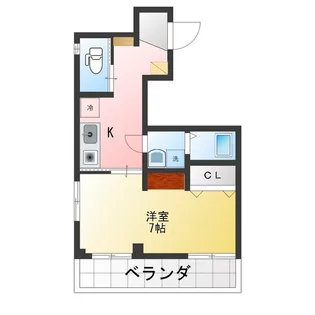 アクティー本山【1階】の間取り