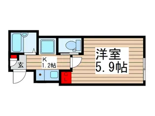 フォレスタ千住【3階】の間取り