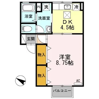 セジュール寿【2階】の間取り
