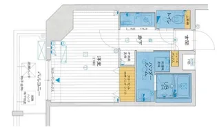 アスヴェル京都西京極【7階】の間取り