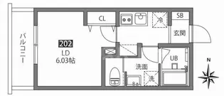 TWEED赤羽【2階】の間取り