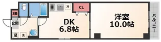 パーク巽東II【3階】の間取り