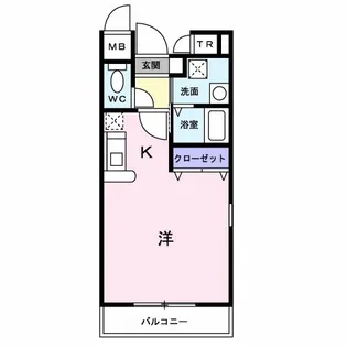 ウェルネス新橋【1階】の間取り