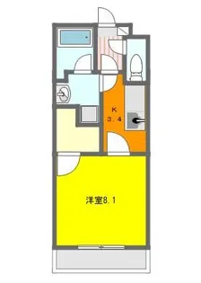 Aries Garden【4階】の間取り