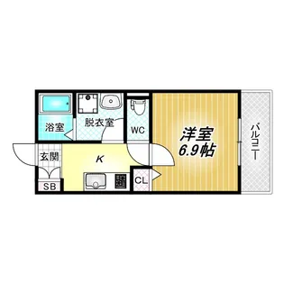 ソレイユII【1階】の間取り