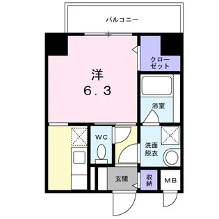アーバンフォレスト【3階】の間取り