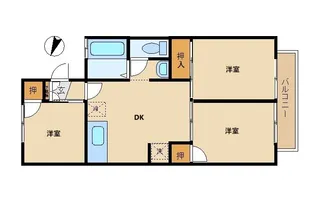 セジュール村山【2階】の間取り