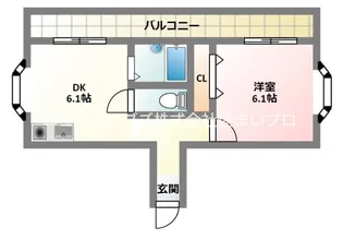 ジオグランデ【3階】の間取り