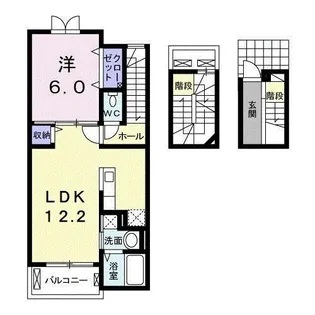 オーセンティックIII【3階】の間取り