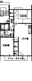 瀬戸ハイツA【2階】の間取り