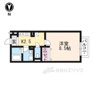 アルボルモニア2【1階】の間取り