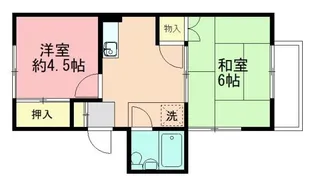 ハイツ天神【2階】の間取り