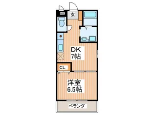 ア-バンドエル野江【2階】の間取り