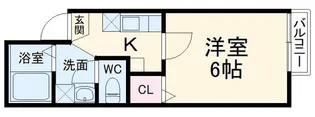 アークプレイス春日部【1階】の間取り