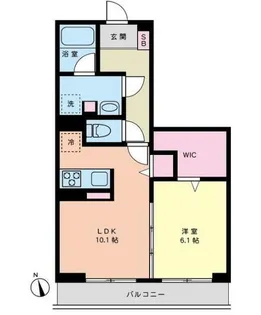 マイメゾン八千代中央【1階】の間取り