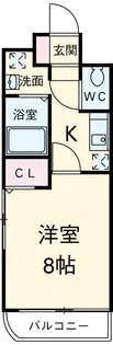 ルミエール長良【4階】の間取り