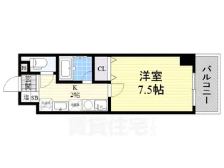 クリスタルベイ【5階】の間取り