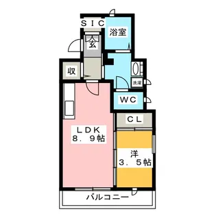 OVERTURE【2階】の間取り