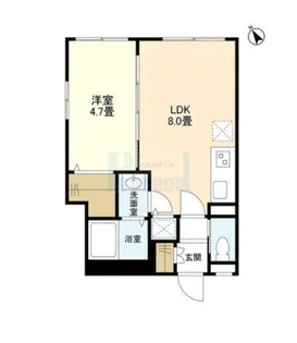ウェルスクエアイズム目白EAST【3階】の間取り