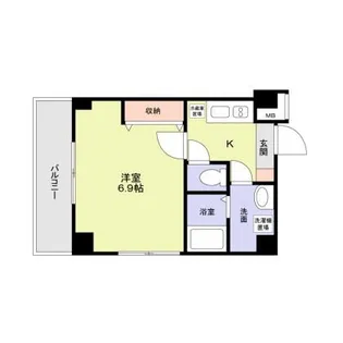 シャッツ クヴェレ 代々木【8階】の間取り