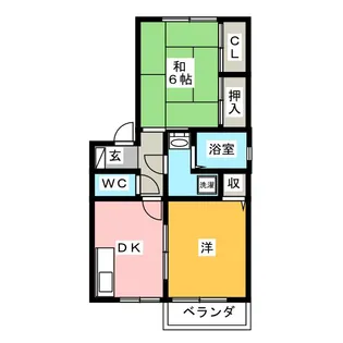 フォーレスマイメール【2階】の間取り